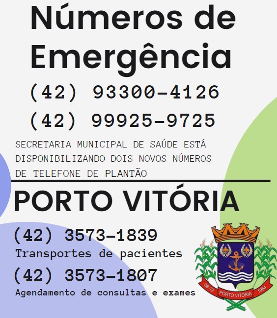 Secretaria de Saúde de Porto Vitória conta com dois números de telefone para plantão