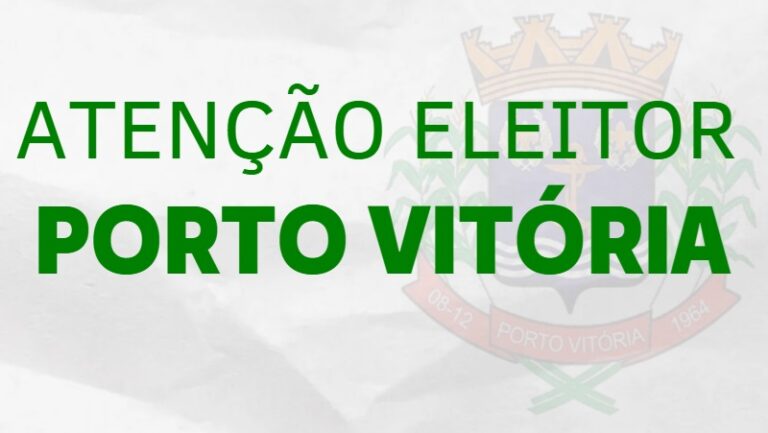 Prefeitura de Porto Vitória disponibilizará ônibus neste sábado para eleitores que precisam regularizar título de eleitor. “É o último prazo”