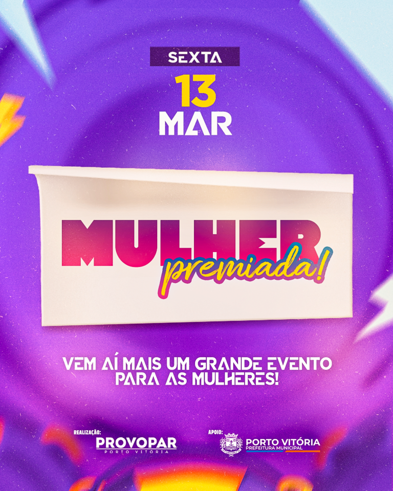 VEM AÍ! MULHER PREMIADA