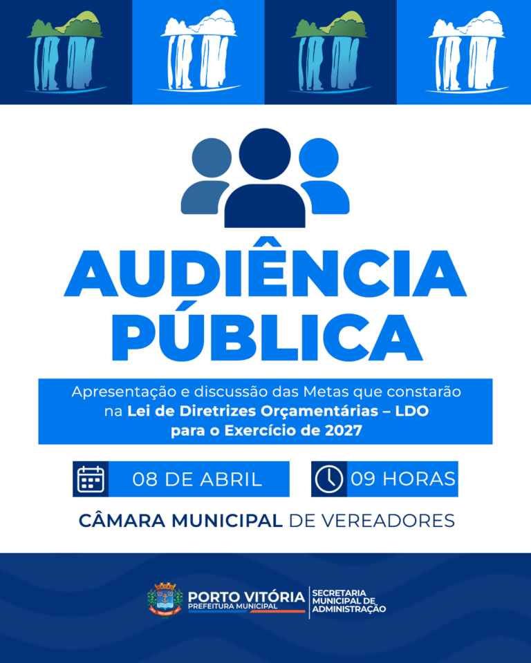 AUDIÊNCIA PÚBLICA LDO 2027