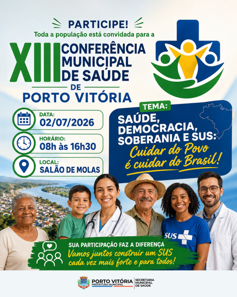 CONVITE CONFERÊNCIA MUNICIPAL DE SAÚDE