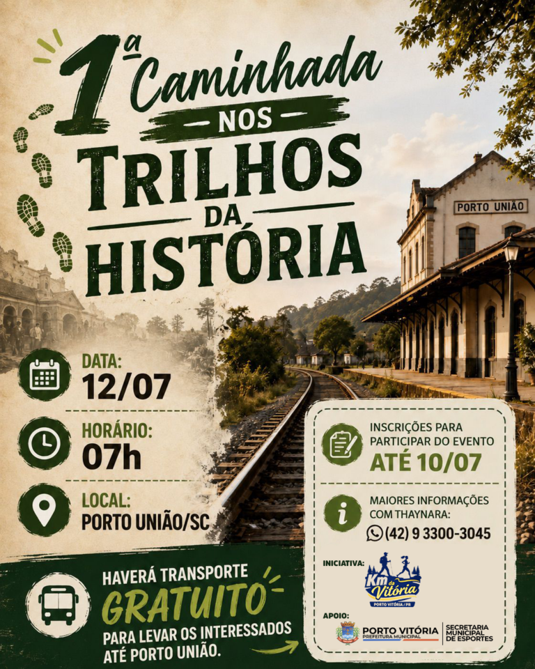 1ª CAMINHADA NOS TRILHO DA HISTÓRIA